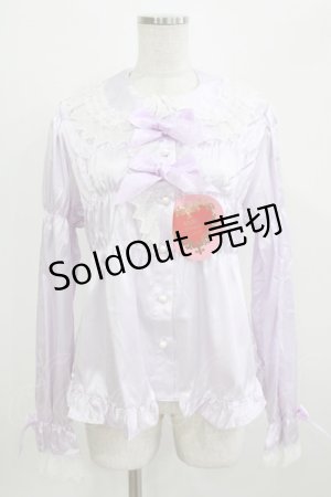 画像: BABY,THE STARS SHINE BRIGHT / サテンリボンブラウス Free ラベンダー H-26-03-08-070-BA-BL-NS-ZH