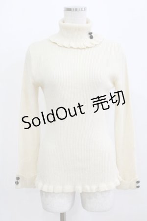 画像: F&A / 釦付きリブタートル Free IVORY H-26-03-08-073-LO-TO-NS-ZH