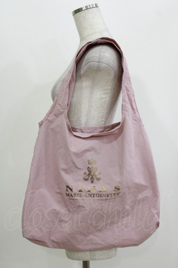 画像1: m petit by misako / NINA'S/ショッピングバッグ  ピンク H-26-03-08-078-LO-BG-NS-ZH (1)