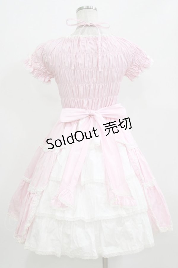 画像3: Angelic Pretty / シャーリングプリンセスワンピース Free ピンク H-26-03-08-013-AP-OP-NS-ZH (3)