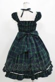 画像3: BABY,THE STARS SHINE BRIGHT / タータンチェックリボンミニ袖ジャンパースカート Free グリーン H-26-03-08-016-BA-OP-NS-ZH (3)