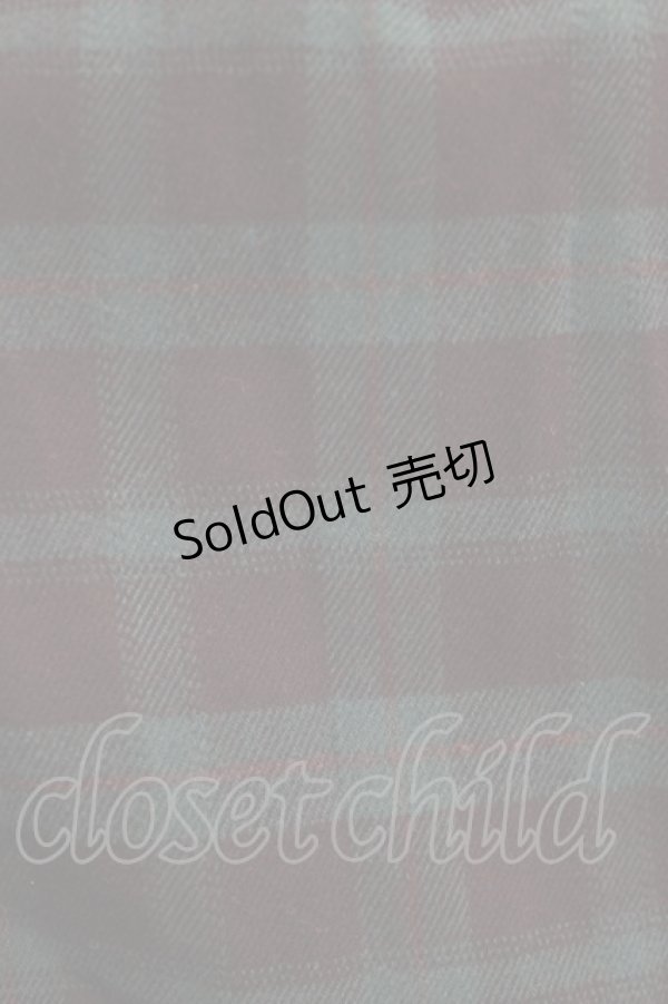 画像4: ALICE and the PIRATES / タータンチェックバッスルジャンパースカート Free グリーン H-26-03-08-017-PA-OP-NS-ZH (4)