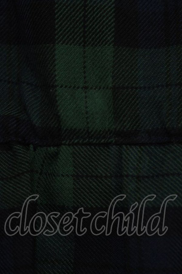 画像5: BABY,THE STARS SHINE BRIGHT / タータンチェックミニ袖ジャンパースカート Free グリーン H-26-03-08-019-BA-OP-NS-ZH (5)