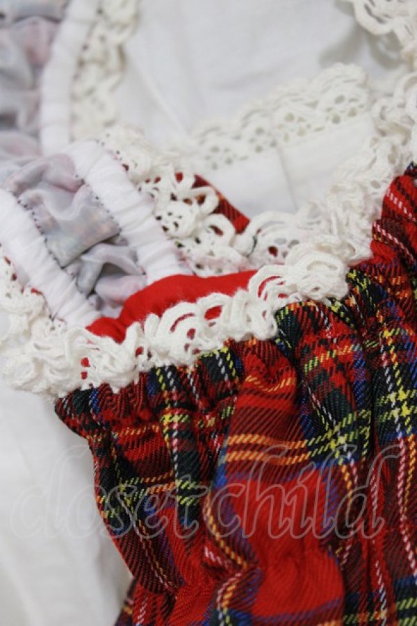 画像5: BABY,THE STARS SHINE BRIGHT / タータンチェックシャーリングプリンセスジャンパースカート Free エンジ H-26-03-08-020-BA-OP-NS-ZH (5)