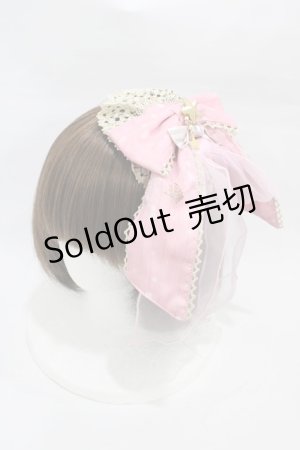 画像: BABY,THE STARS SHINE BRIGHT / Le ciel etoile 〜夜空のおくりもの〜柄 斜めリボンカチューシャ  ピンク H-26-03-09-001-BA-AC-NS-ZH