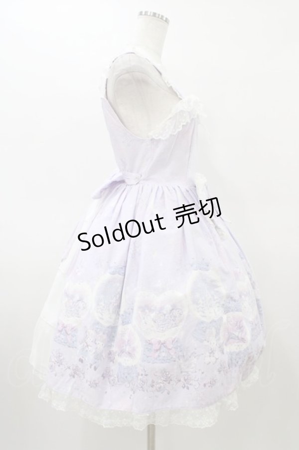 画像3: BABY,THE STARS SHINE BRIGHT / 雪の女王〜スノードームに秘めた「永遠」のカケラ〜柄ジャンパースカートII Free ラベンダー H-26-03-09-043-BA-OP-NS-ZH (3)