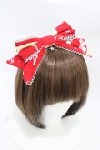 画像1: Angelic Pretty / magical etoileななめリボンカチューシャ  レッド H-26-03-09-005-AP-AC-NS-ZH (1)