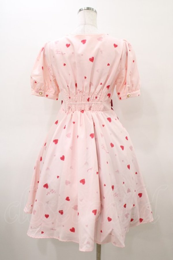 画像2: Amavel / Topping Heart Sugarワンピース Free ピンク H-26-03-09-047-CA-OP-NS-ZH (2)