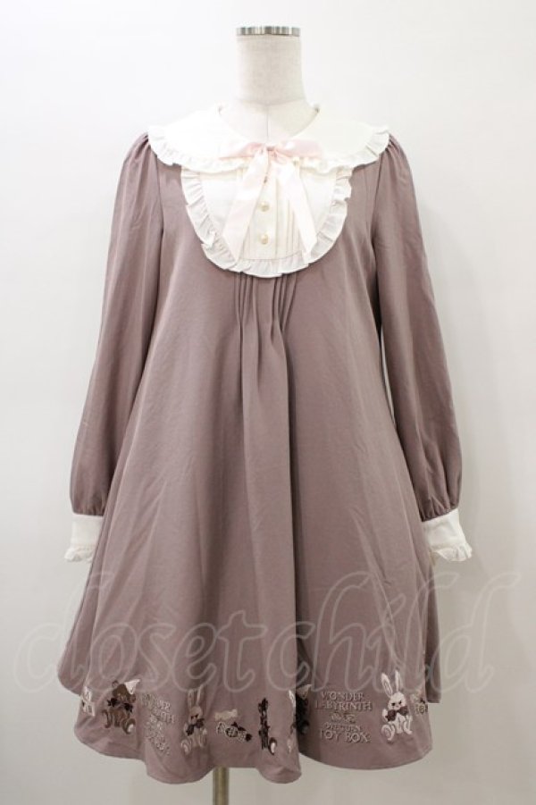 画像1: Amavel / Wonder TOYBOXうさ耳ワンピース Free ブラウン H-26-03-09-050-CA-OP-NS-ZH (1)