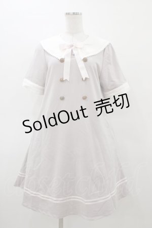 画像: Amavel / くまみみセーラーAラインワンピース Free ラベンダー H-26-03-09-051-CA-OP-NS-ZH