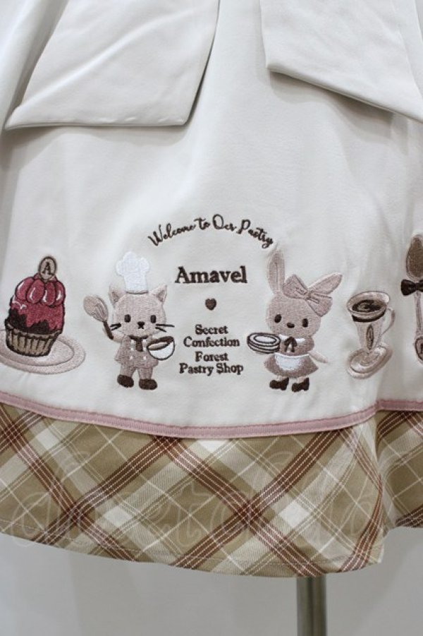 画像3: Amavel / 森の小さなお菓子屋さんジャンパースカート Free ベージュ H-26-03-09-054-CA-OP-NS-ZH (3)