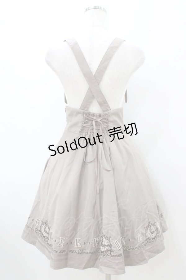 画像2: Amavel / 裾時計刺繍入りサス付スカート Free ベージュ H-26-03-09-059-CA-SK-NS-ZH (2)