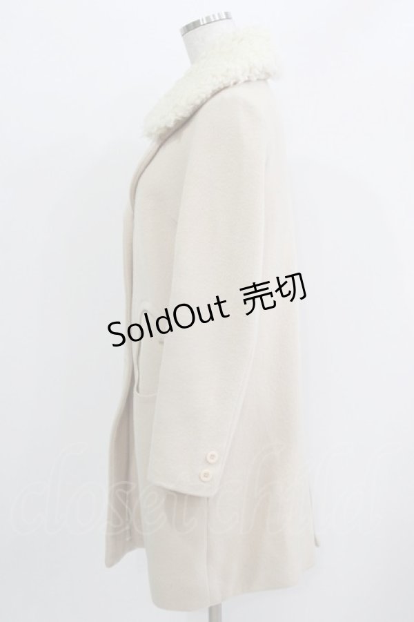 画像2: MILK / シャーリーンコート  ミルクティー×クリーム H-26-03-09-1026-ML-CO-KB-ZH (2)