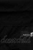 画像4: NieR Clothing / ダブルボタン半袖シャツ  黒 H-26-03-09-1028-PU-BL-AK-ZH (4)