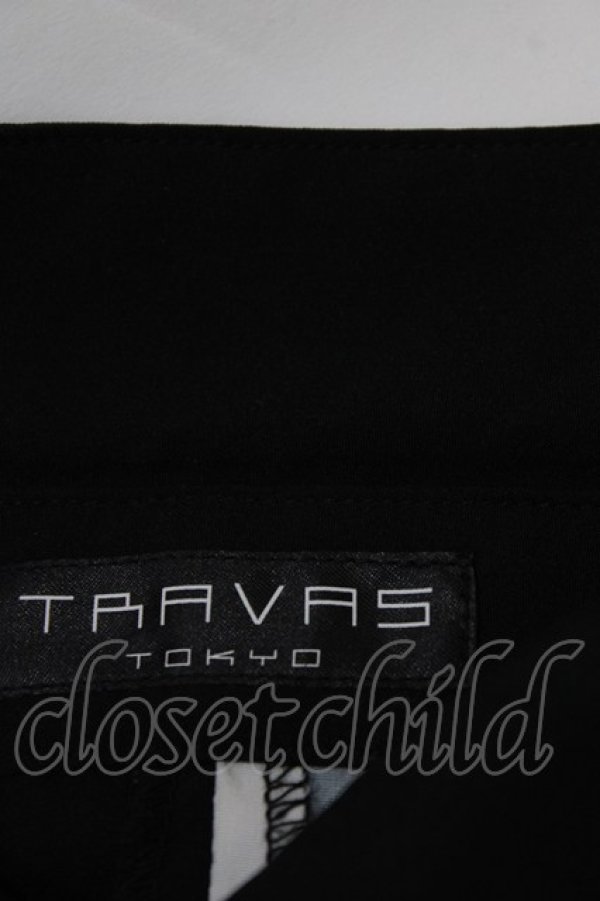 画像5: TRAVAS TOKYO / バイカラー昇華プリントシャツ  ブラック H-26-03-09-1030-PU-BL-KB-ZH (5)