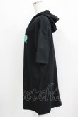 画像2: NieR Clothing / 半袖ZIPパーカー F 黒 H-26-03-09-1040-PU-TO-AK-ZH (2)