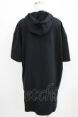 画像3: NieR Clothing / 半袖ZIPパーカー F 黒 H-26-03-09-1040-PU-TO-AK-ZH (3)