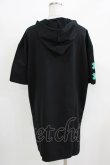 画像3: NieR Clothing / 半袖ZIPパーカー F 黒 H-26-03-09-1041-PU-TO-AK-ZH (3)