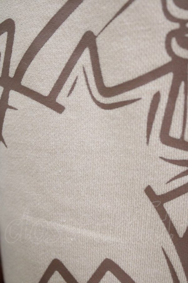 画像4: NieR Clothing / 半袖ZIPパーカー  茶 H-26-03-09-1042-PU-TO-AK-ZH (4)