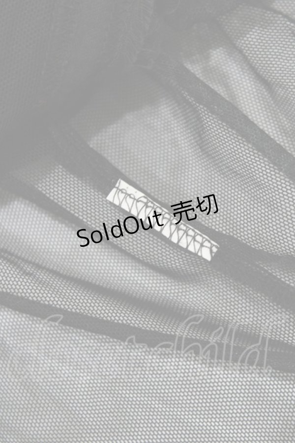 画像4: h.ANARCHY / メッシュカーディガン  黒 H-26-03-09-1050-HN-TO-KB-ZH (4)