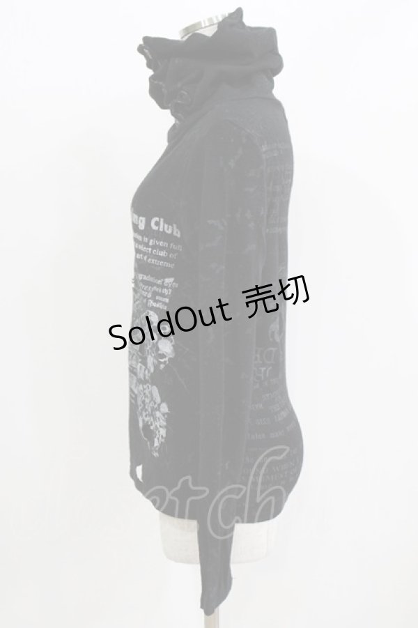 画像2: h.ANARCHY / ハイネックニットソー  ブラック H-26-03-09-1051-HN-TO-KB-ZH (2)