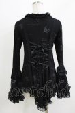 画像3: h.naoto Blood / レースフリル燕尾カーディガン  ブラック H-26-03-09-1054-HN-TO-KB-ZH (3)