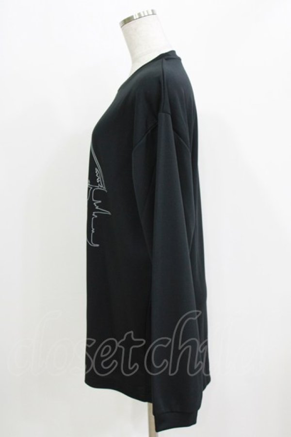 画像2: NieR Clothing / プリントLONG CUTSEW LL 黒 H-26-03-09-1055-PU-TO-AK-ZH (2)