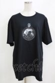 画像1: NieR Clothing / プリントCOTTON CUTSEW XL 黒 H-26-03-09-1057-PU-TO-AK-ZH (1)