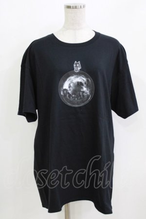 画像: NieR Clothing / プリントCOTTON CUTSEW XL 黒 H-26-03-09-1057-PU-TO-AK-ZH