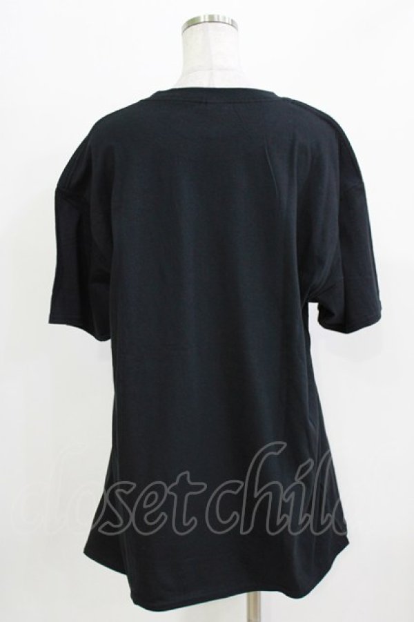 画像3: NieR Clothing / プリントCOTTON CUTSEW XL 黒 H-26-03-09-1057-PU-TO-AK-ZH (3)