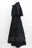 画像2: ATELIER BOZ / ケープ付ロングコート  ブラック H-26-03-09-1006-EL-CO-KB-ZH (2)