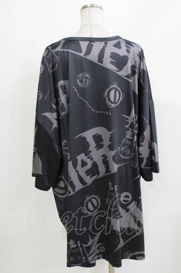 画像3: NieR Clothing / プリント半袖CUTSEW F グレー H-26-03-09-1060-PU-TO-AK-ZH (3)