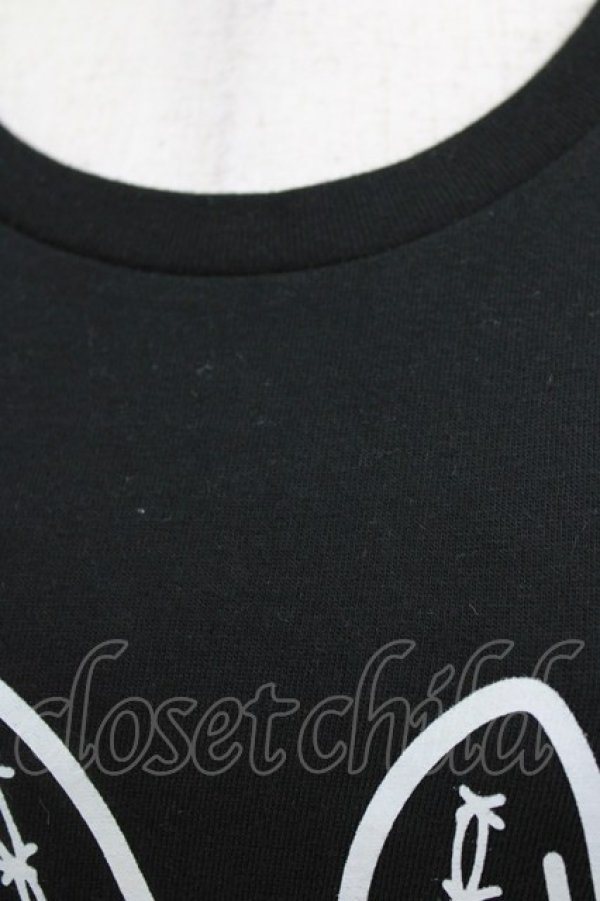 画像4: NieR Clothing / プリントCOTTON CUTSEW XL 黒 H-26-03-09-1063-PU-TO-AK-ZH (4)