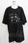 画像1: NieR Clothing / プリントCOTTON CUTSEW XXXL 黒 H-26-03-09-1064-PU-TO-AK-ZH (1)
