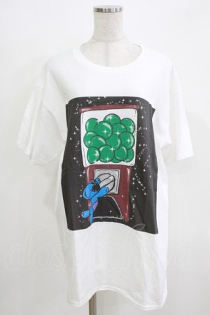 画像: NieR Clothing / プリントCOTTON CUTSEW XL 白 H-26-03-09-1066-PU-TO-AK-ZH