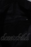 画像3: NieR Clothing / 刺繍リブバッグ  黒 H-26-03-09-1073-PU-BG-AK-ZH (3)