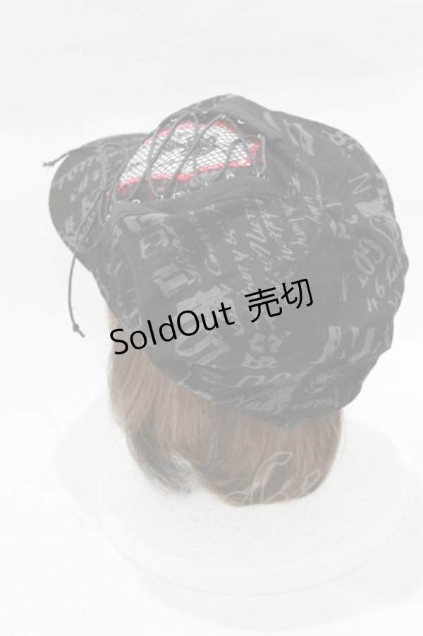 画像2: HN+nois / カスタムダメージキャップ  ブラック H-26-03-09-1076-HN-AC-KB-ZH (2)