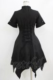 画像3: NieR Clothing / レースアップワンピース  黒 H-26-03-09-1011-PU-OP-AK-ZH (3)