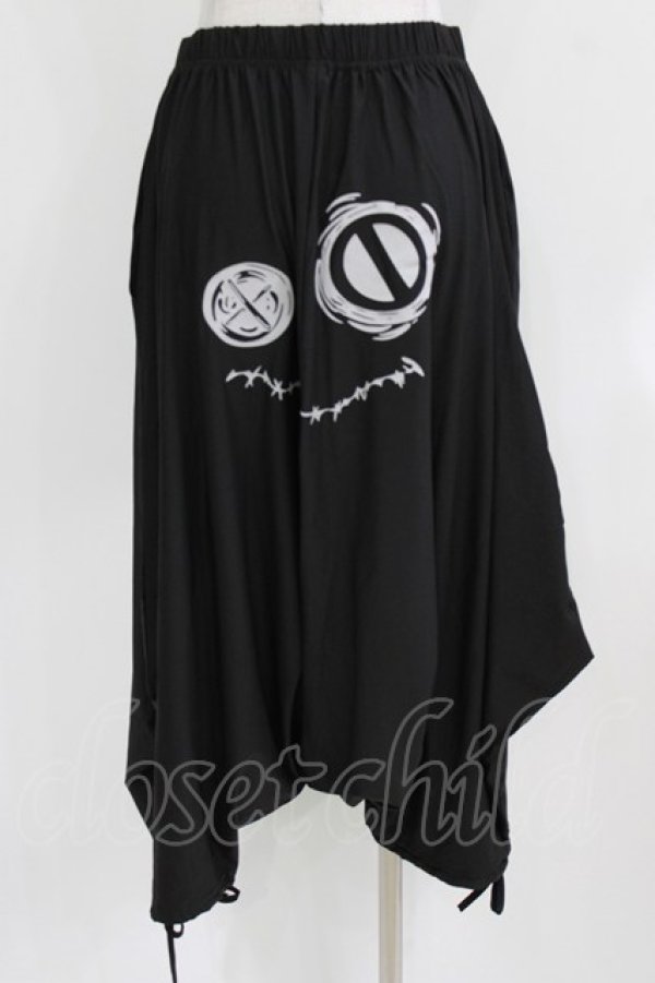 画像3: NieR Clothing / プリントサルエルパンツ F 黒 H-26-03-09-1021-PU-PA-AK-ZH (3)