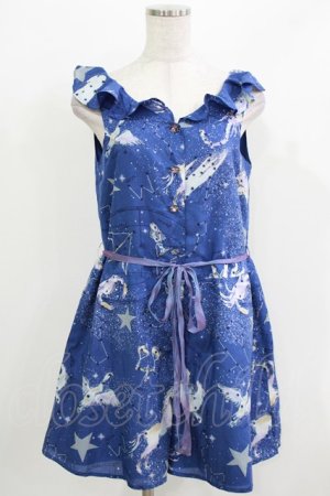 画像: MILK / ホロスコープコンビネゾン  ナイトブルー H-26-03-09-1023-ML-OP-KB-ZH