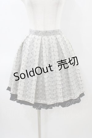 画像: NO.S PROJECT / シアーチェックスカート M オフ H-26-03-09-061-LO-SK-NS-ZH