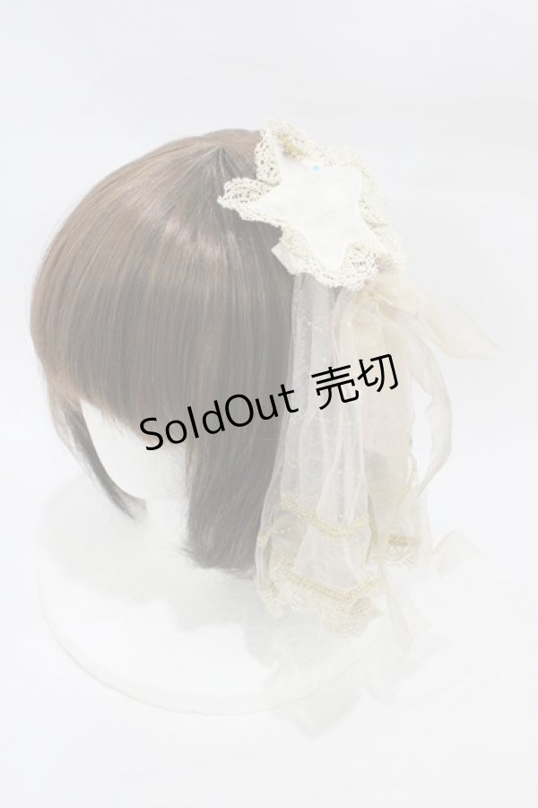 画像1: BABY,THE STARS SHINE BRIGHT / Le ciel etoile お星様ヴェールバレッタ  ピンク H-26-03-09-002-BA-AC-NS-ZH (1)