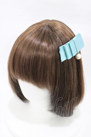 画像: Angelic Pretty / Doll's Ribbonバレッタ  サックス H-26-03-09-021-AP-AC-NS-ZH