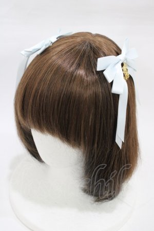 画像: ALICE and the PIRATES / サテンリボンの多重リボンクリップ  サックス H-26-03-09-026-PA-AC-NS-ZH