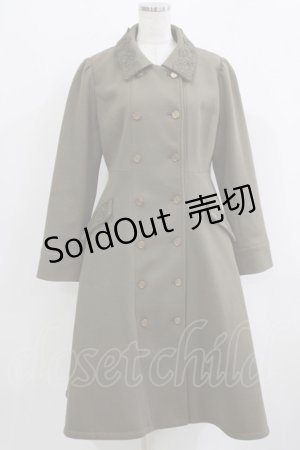 画像: axes femme / バッスル風ロングコート M カーキ H-26-03-10-1028-AX-CO-NS-ZH