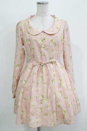 画像: Ank Rouge / マーガレットワンピース M ピンク H-26-03-10-1031-CA-OP-NS-ZH