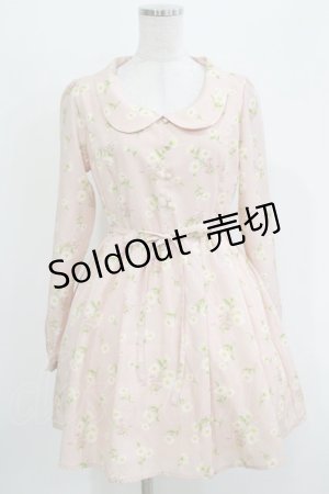 画像: Ank Rouge / マーガレットワンピース M ピンク H-26-03-10-1031-CA-OP-NS-ZH