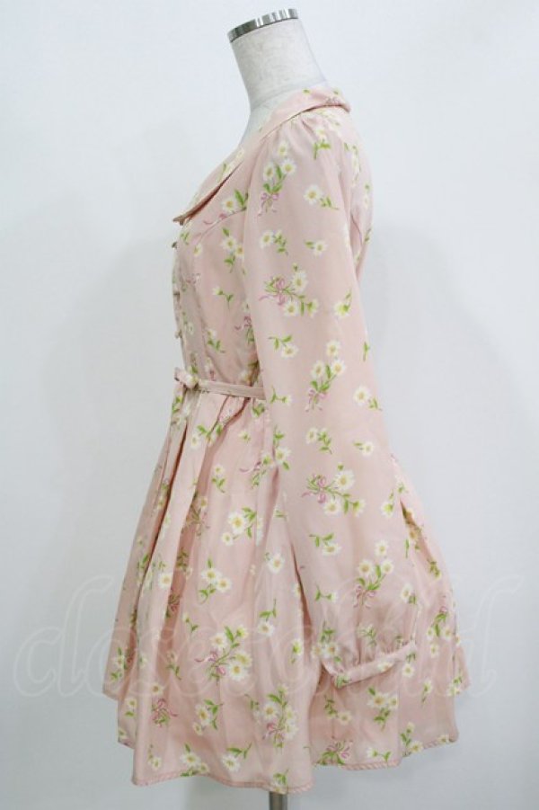 画像2: Ank Rouge / マーガレットワンピース M ピンク H-26-03-10-1031-CA-OP-NS-ZH (2)