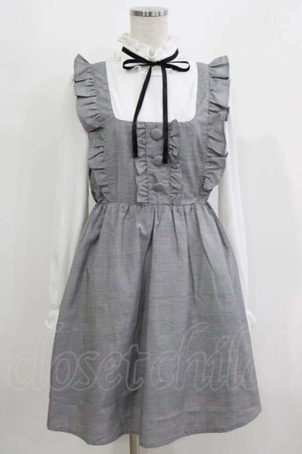 画像1: Ank Rouge / ドッキングワンピース M ブラック H-26-03-10-1037-CA-OP-NS-ZH (1)