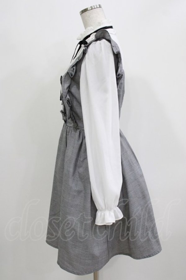 画像2: Ank Rouge / ドッキングワンピース M ブラック H-26-03-10-1037-CA-OP-NS-ZH (2)